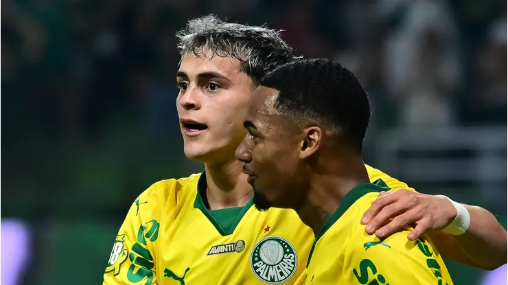 Ramón Sosa em campo pelo Verdão.