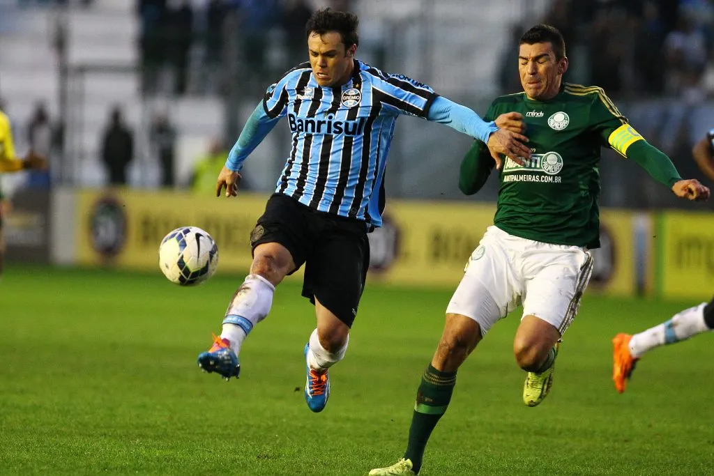 Kléber Gladiador teve passagem pelo Grêmio. Foto: Lucas Uebel/Getty Images