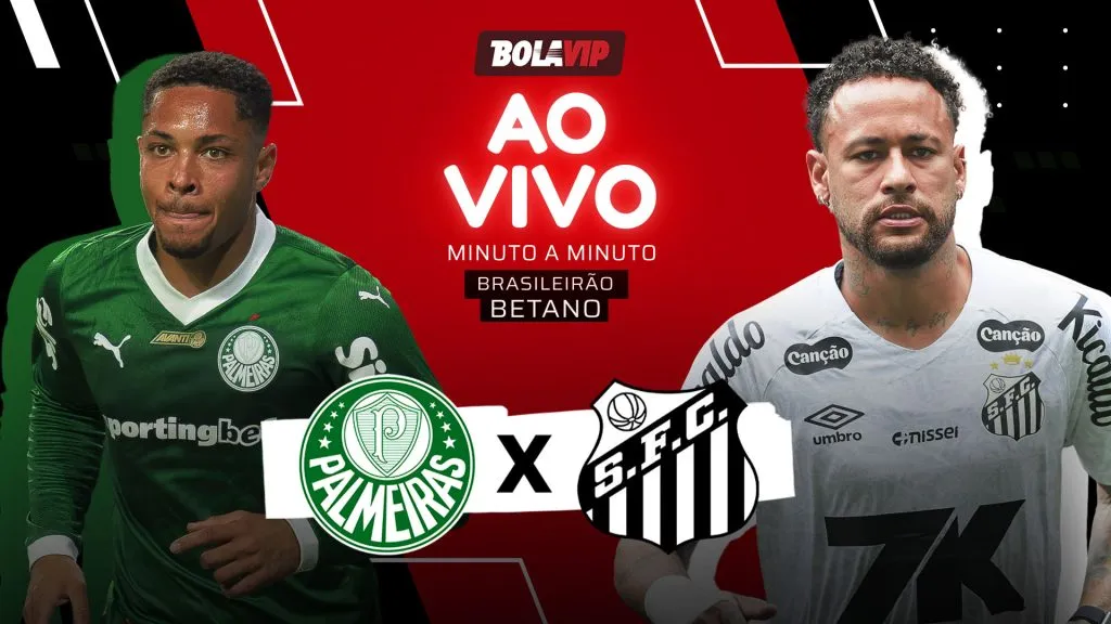 Palmeiras x Santos - Acompanhe ao vivo e de graça pelo Brasileirão