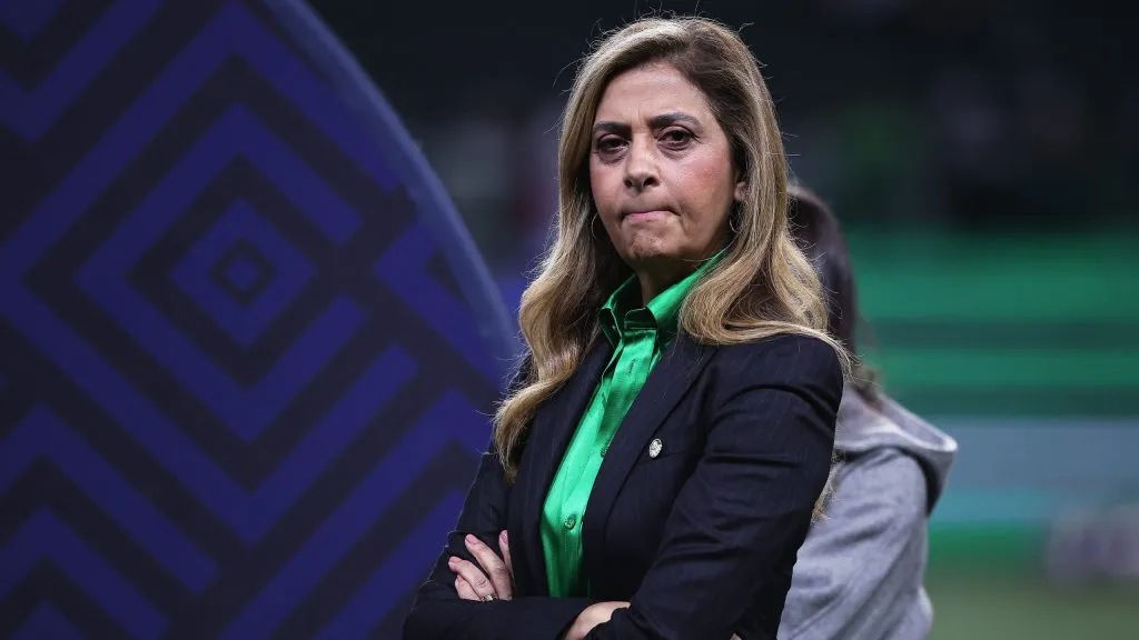 SP – SAO PAULO – 06/11/2025 – BRASILEIRO A 2025, PALMEIRAS X SANTOS – leila pereira presidente do Palmeiras durante partida contra o Santos no estadio Arena Allianz Parque pelo campeonato Brasileiro A 2025. Foto: Ettore Chiereguini/AGIF