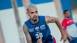 Pierre durante treinamento do Leão do Pici