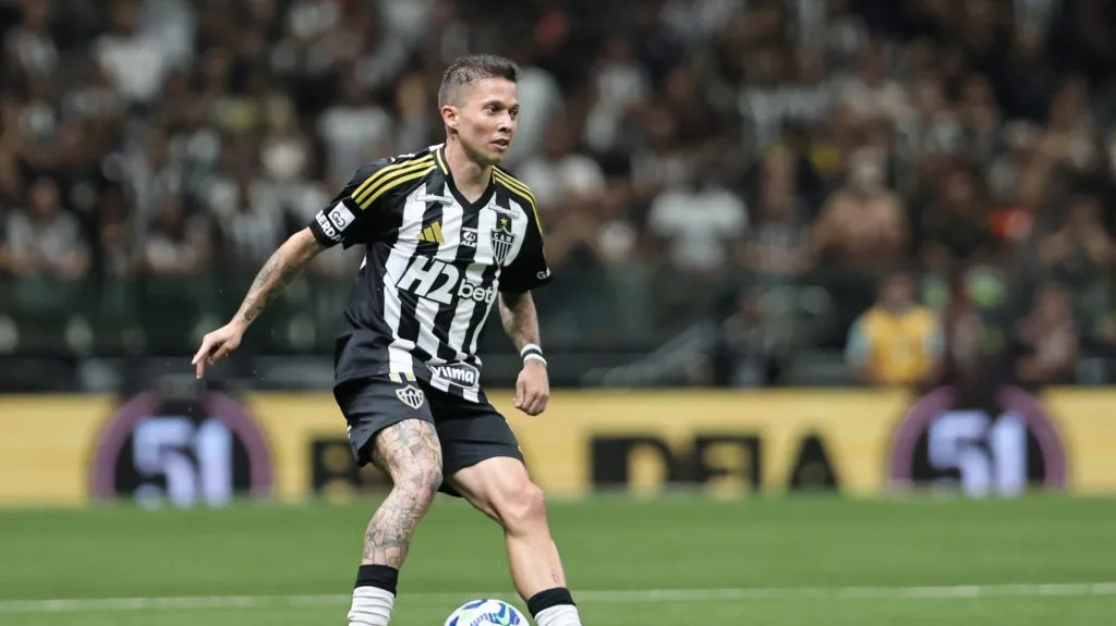 Bernard pelo Atlético-MG. Foto: Gilson Lobo/AGIF