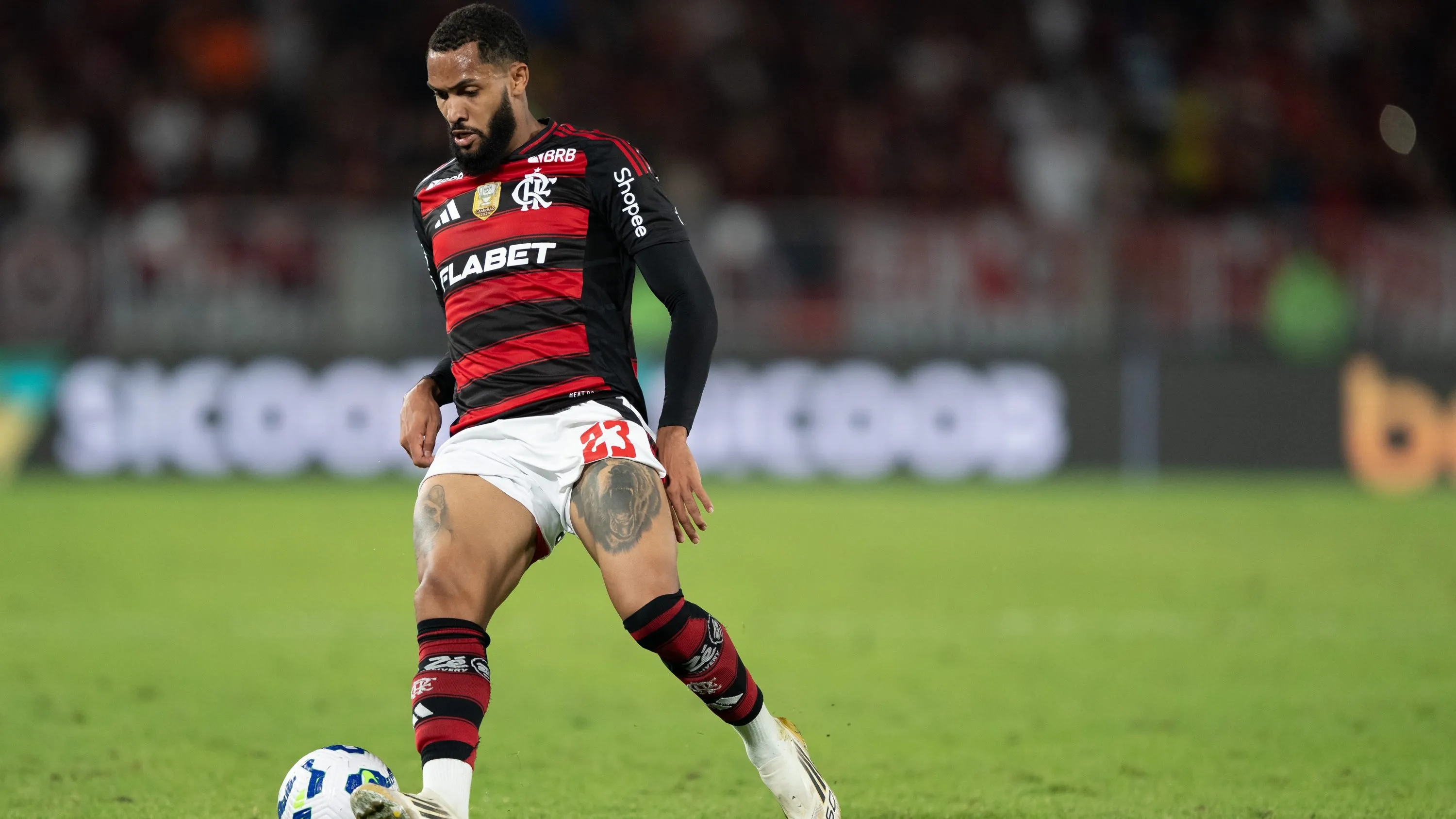 RJ – RIO DE JANEIRO – 27/07/2025 – BRASILEIRO A 2025, FLAMENGO X ATLETICO-MG – Juninho jogador do Flamengo durante partida contra o Atletico-MG no estadio Maracana pelo campeonato Brasileiro A 2025. Foto: Jorge Rodrigues/AGIF
