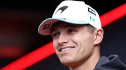 SAO PAULO, BRAZIL - NOVEMBER 06: Lando Norris of Great Britain and McLaren looks on in the Paddock during previews ahead of the F1 Grand Prix of Brazil at Autodromo Jose Carlos Pace on November 06, 2025 in Sao Paulo, Brazil. (Photo by Lars Baron/Getty Images)