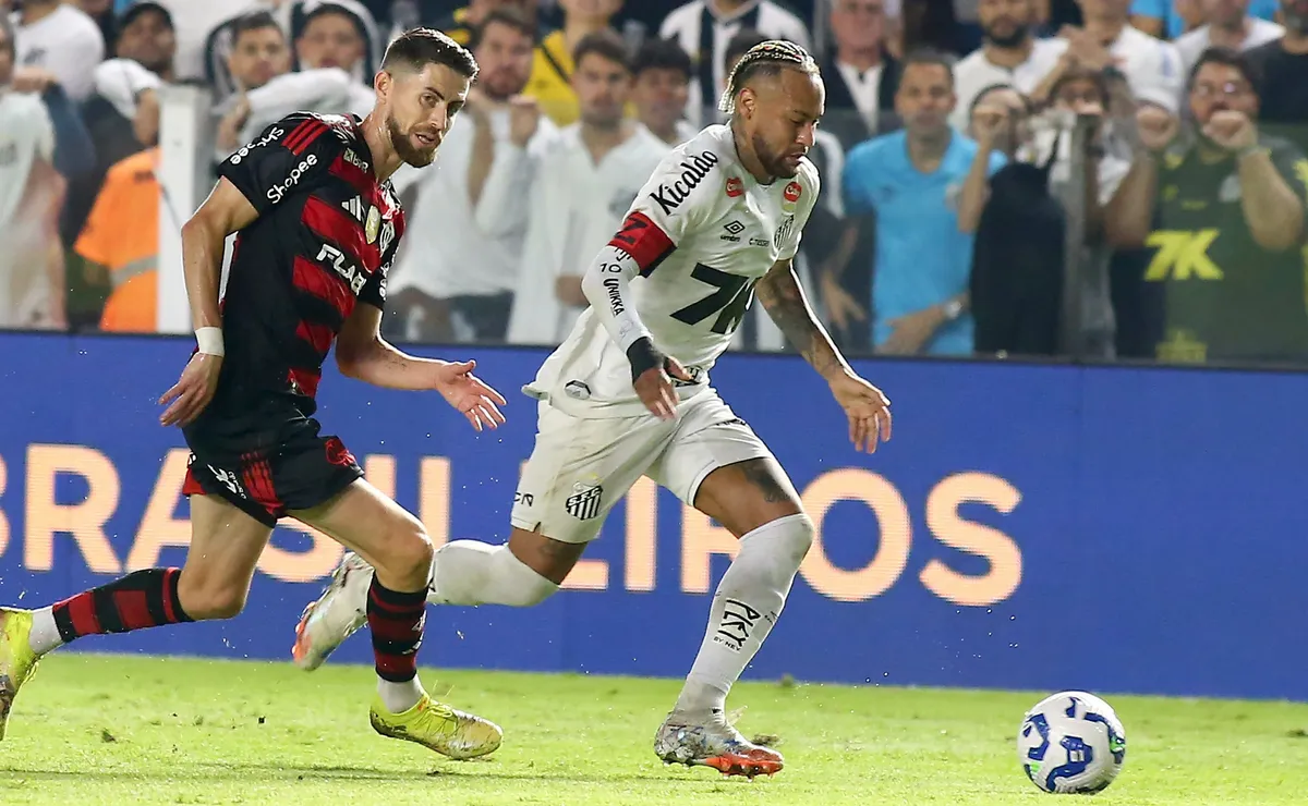 IA aponta o vencedor e crava placar de Flamengo x Santos pelo Brasileirão