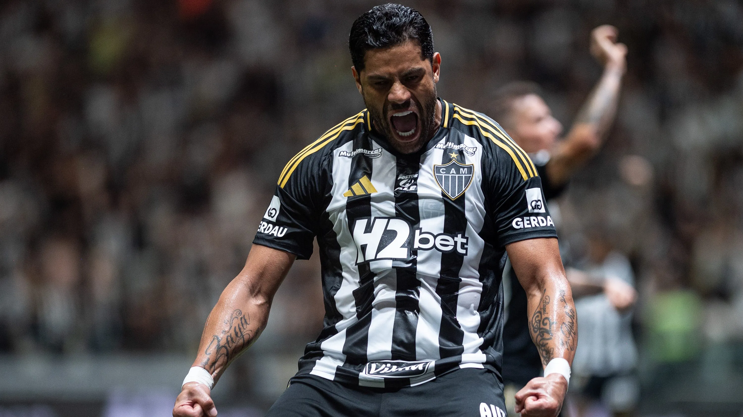 Hulk marcou um dos gols do Atlético-MG sobre o Bahia. Foto: Alessandra Torres/AGIF