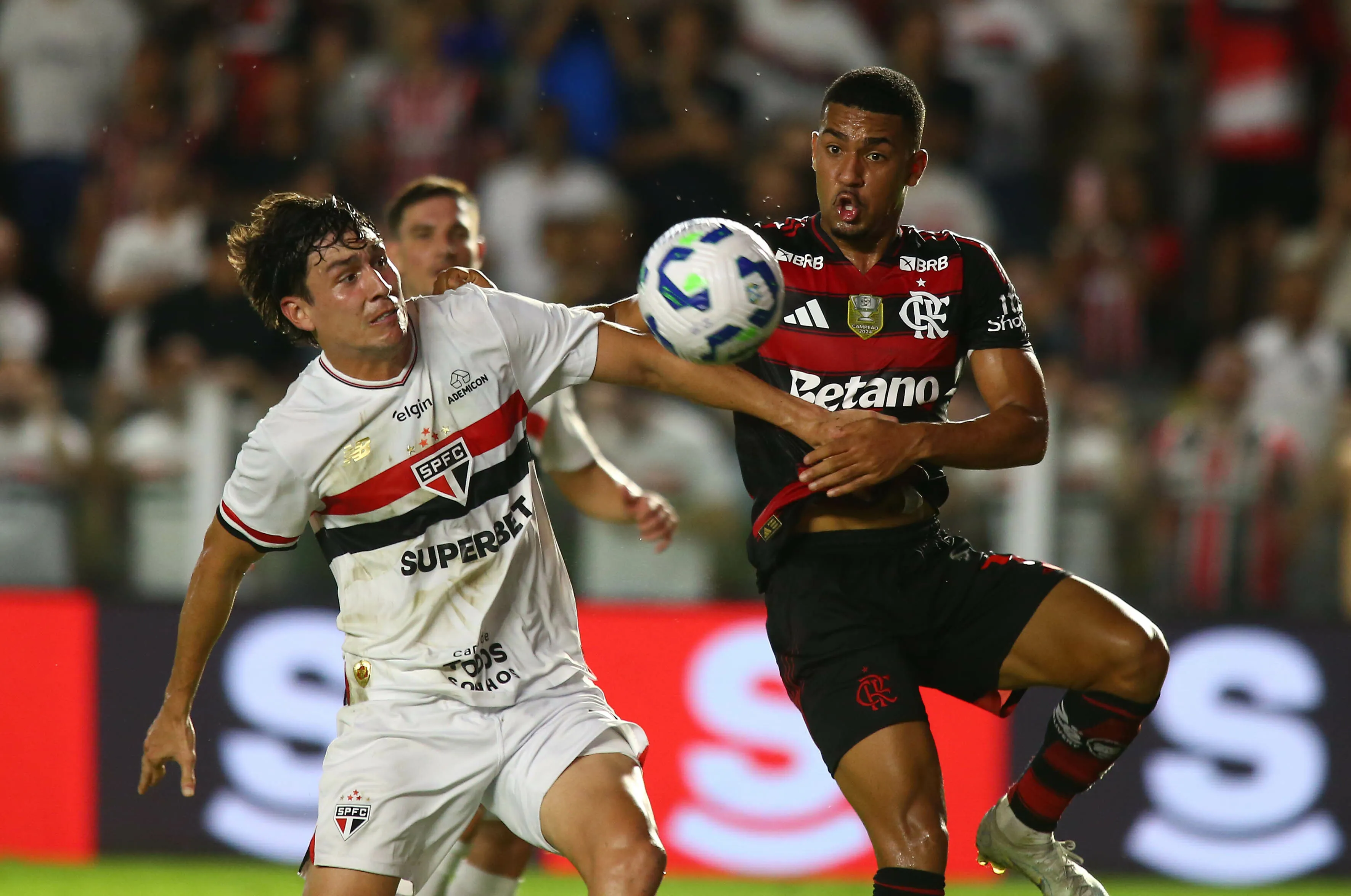 São Paulo empatou com o Flamengo na última rodada do Brasileirão. Foto: Mauricio De Souza/AGIF
