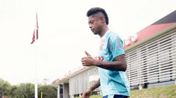 Bruno Henrique - Luiz Araujo - Foto:Adriano Fontes/Flamengo