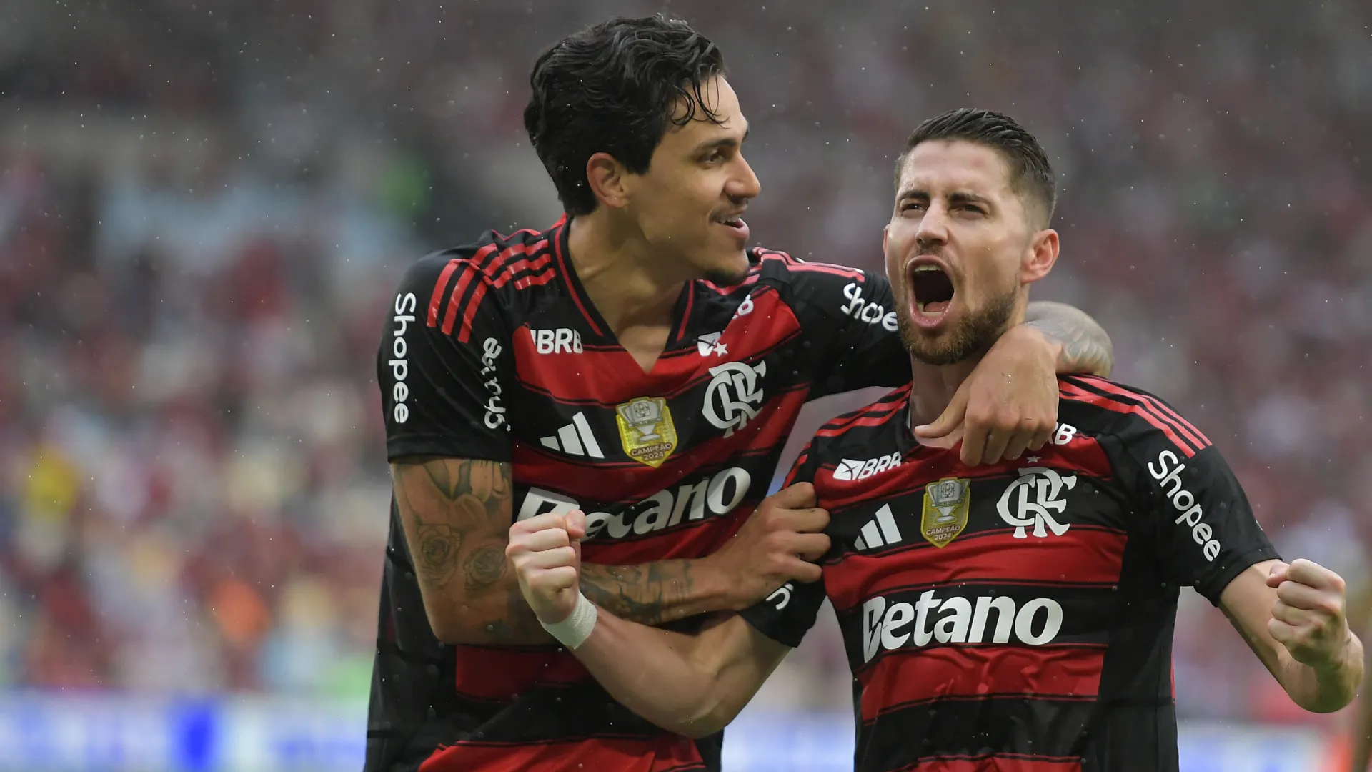 Pedro e Jorginho desfalcam o Flamengo – Foto: Thiago Ribeiro/AGIF
