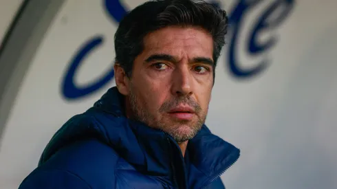Abel Ferreira durante partida do Palmeiras. Foto: Luiz Erbes/AGIF