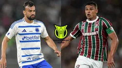 Fabrício Bruno do Cruzeiro e Thiago Silva do Fluminense - Fotos: Thiago Ribeiro/AGIF e Jorge Rodrigues/AGIF