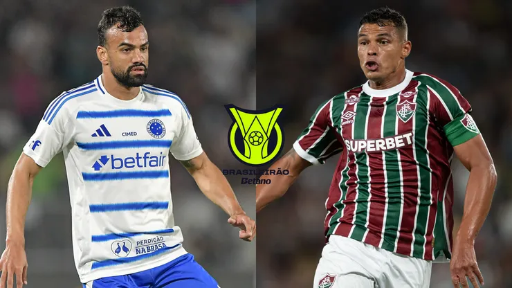 Fabrício Bruno do Cruzeiro e Thiago Silva do Fluminense - Fotos: Thiago Ribeiro/AGIF e Jorge Rodrigues/AGIF