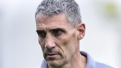 Vojvoda, técnico do Santos em partida pelo campeonato brasileiro (Foto: Mauro Horita/Getty Images)
