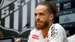 Billal na apresentação ao Santos. Foto: Mauricio De Souza/AGIF