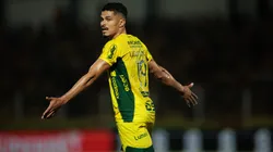 Lucas Ramon, jogador do Mirassol, projeta duelo contra o Palmeiras. Foto: Vinicius Silva/AGIF