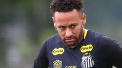 SP - SANTOS - 31/10/2025 - SANTOS, TREINO - Neymar jogador do Santos durante treino no Centro de Treinamento CT Rei Pele. Foto: Mauricio De Souza/AGIF