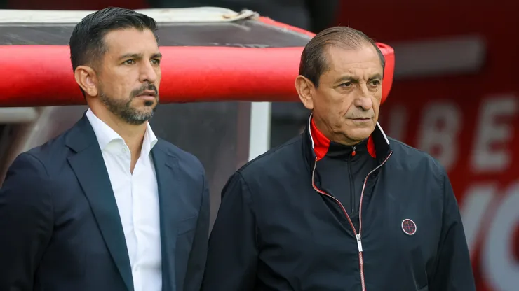 Ramón Díaz (D) causou polêmica com fala machista após Internacional x Bahia