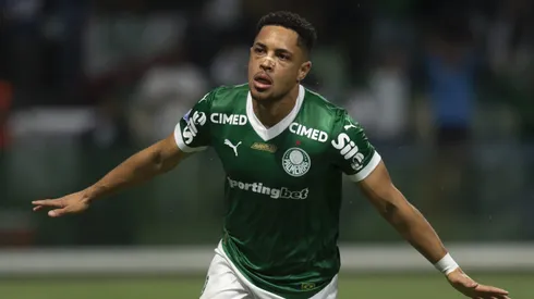 Vitor Roque é um dos destaques do Palmeiras. Foto: Anderson Romão/AGIF
