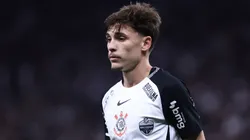 Breno Bidon jogador do Corinthians durante partida contra o Palmeiras no estadio Arena Corinthians pelo campeonato Brasileiro A 2025. Foto: Marcello Zambrana/AGIF