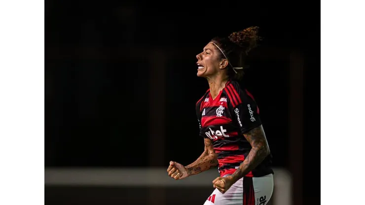 Atacante do Flamengo, Cristiane. Foto: Paula Reis/Flamengo