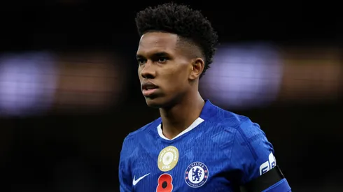 Ex-Palmeiras, Estêvão amarga mais um jogo no banco do Chelsea e torcedores detonam técnico Maresca. Photo by Justin Setterfield/Getty Images