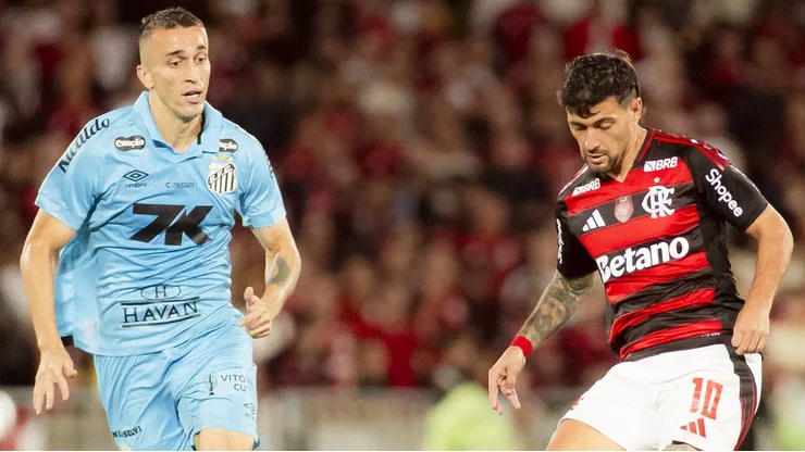 Flamengo e Santos fizeram confronto disputado no Maracanã