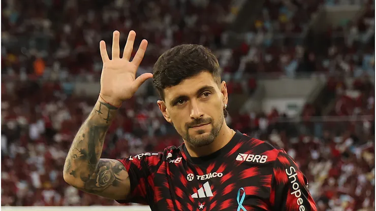 Arrascaeta renovou com Flamengo recentemente. Photo by Wagner Meier/Getty Images
