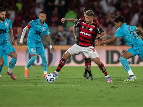 Carrascal chama a atenção em vitória do Flamengo contra o Santos