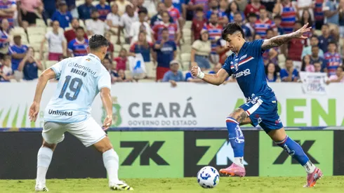 Fortaleza e Grêmio se enfrentaram na Arena Castelão, no fechamento da rodada 33 do Brasileirão Foto: Lucas Emanuel/AGIF