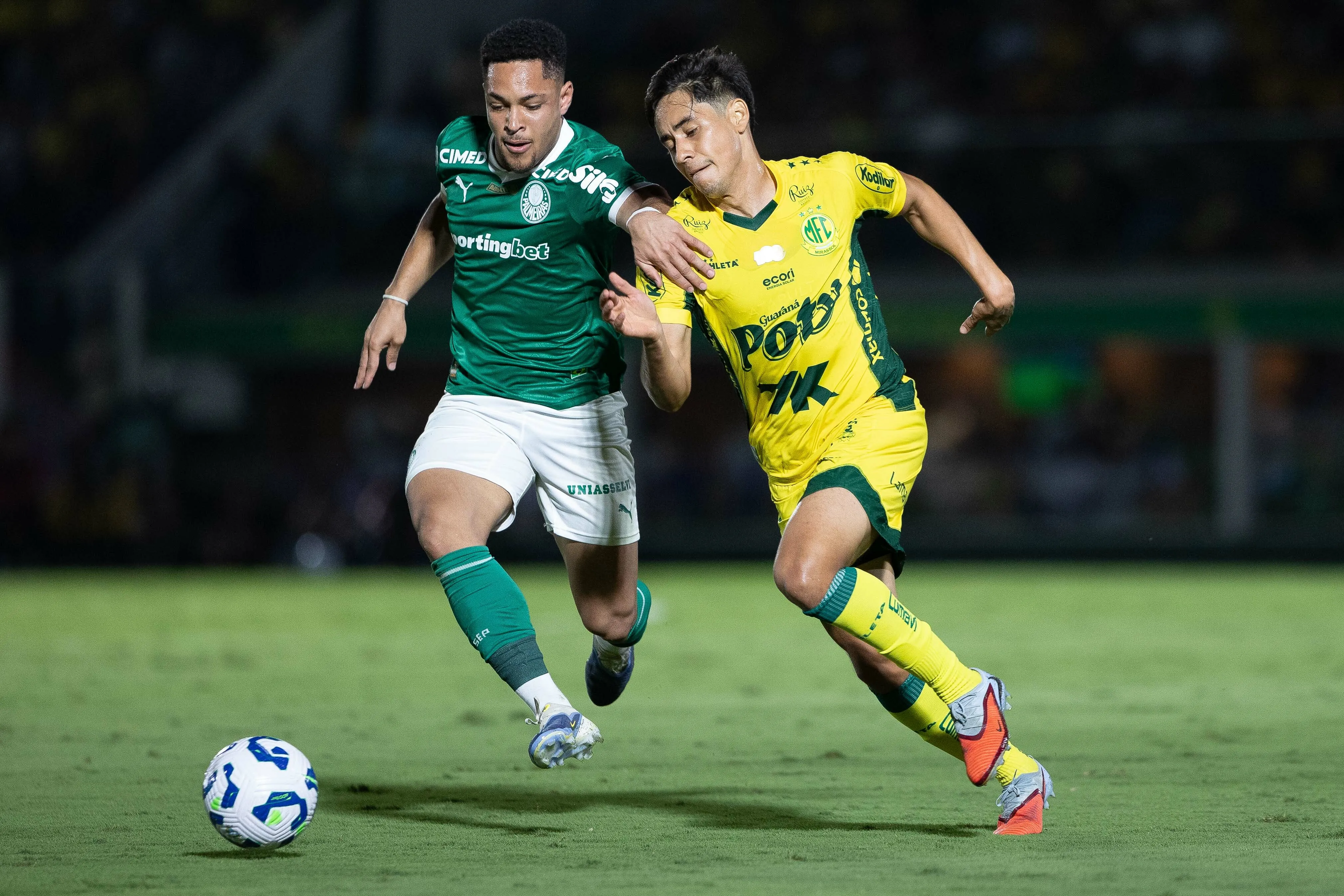 Palmeiras perde para o Mirassol fora de casa. Foto: Joisel Amaral/AGIF
