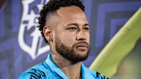 Neymar acabou se irritando com 1° gol do Flamengo. Foto: Raul Baretta/Santos FC