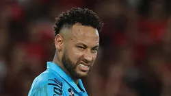 Neymar não conseguiu jogar bem contra o Flamengo
