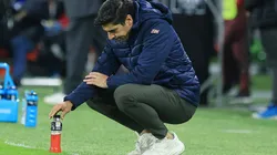 QUITO, ECUADOR - OCTOBER 23: Abel Ferreira, Head Coach of Palmeiras, reacts during the Copa CONMEBOL Libertadores 2025 first-leg semifinal match between LDU Quito and Palmeiras at Rodrigo Paz Delgado Stadium on October 23, 2025 in Quito, Ecuador. (Photo by Franklin Jacome/Getty Images)