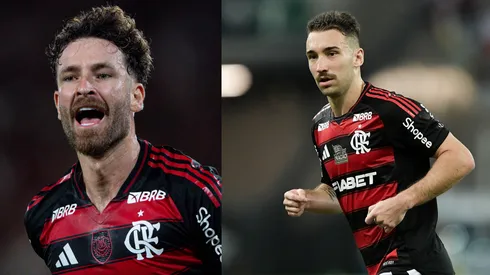 Léo Pereira e Léo Ortiz em ação pelo Flamengo – Foto: Thiago Ribeiro/AGIF