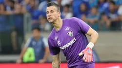 Fábio goleiro do Fluminense durante partida contra o Cruzeiro no estadio Mineirao pelo campeonato Brasileiro A 2025. Foto: Gilson Lobo/AGIF