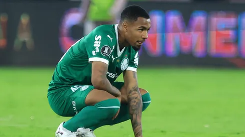 Allan, meia-atacante do Palmeiras em partida pelo campeonato brasileiro (Foto: Franklin Jacome/Getty Images)