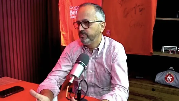 Roberto Melo, vice-presidente do Inter em entrevista (Foto: Reprodução / Youtube)