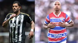 Hulk e Deyverson vão se enfrentar nesta quarta-feira (12) - Fotos: Alessandra Torres/AGIF e Alan Morici/AGIF