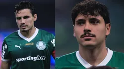 Raphael Veiga e Maurício disputam a titularidade no Palmeiras - Fotos: Ettore Chiereguini/AGIF