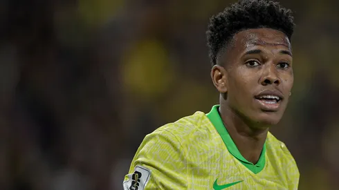 Estêvão é um dos destaques da 'Era Ancelotti' na Seleção Brasileira - Foto: Thiago Ribeiro/AGIF