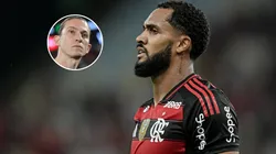 Filipe Luís responde sobre Juninho em Sport x Flamengo. FotoxFoto: Thiago Ribeiro/AGIF