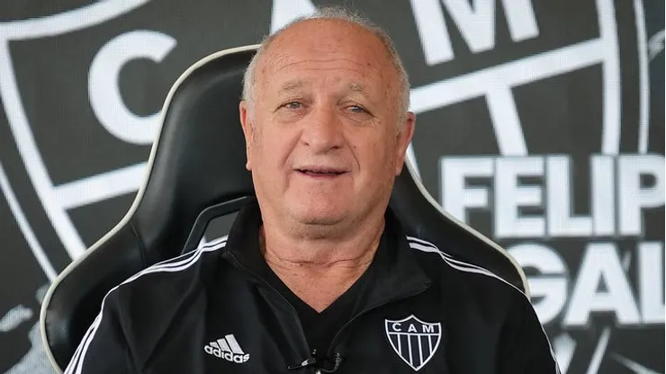 Felipão, ex-técnico do Atlético. Foto: Pedro Souza / Atlético