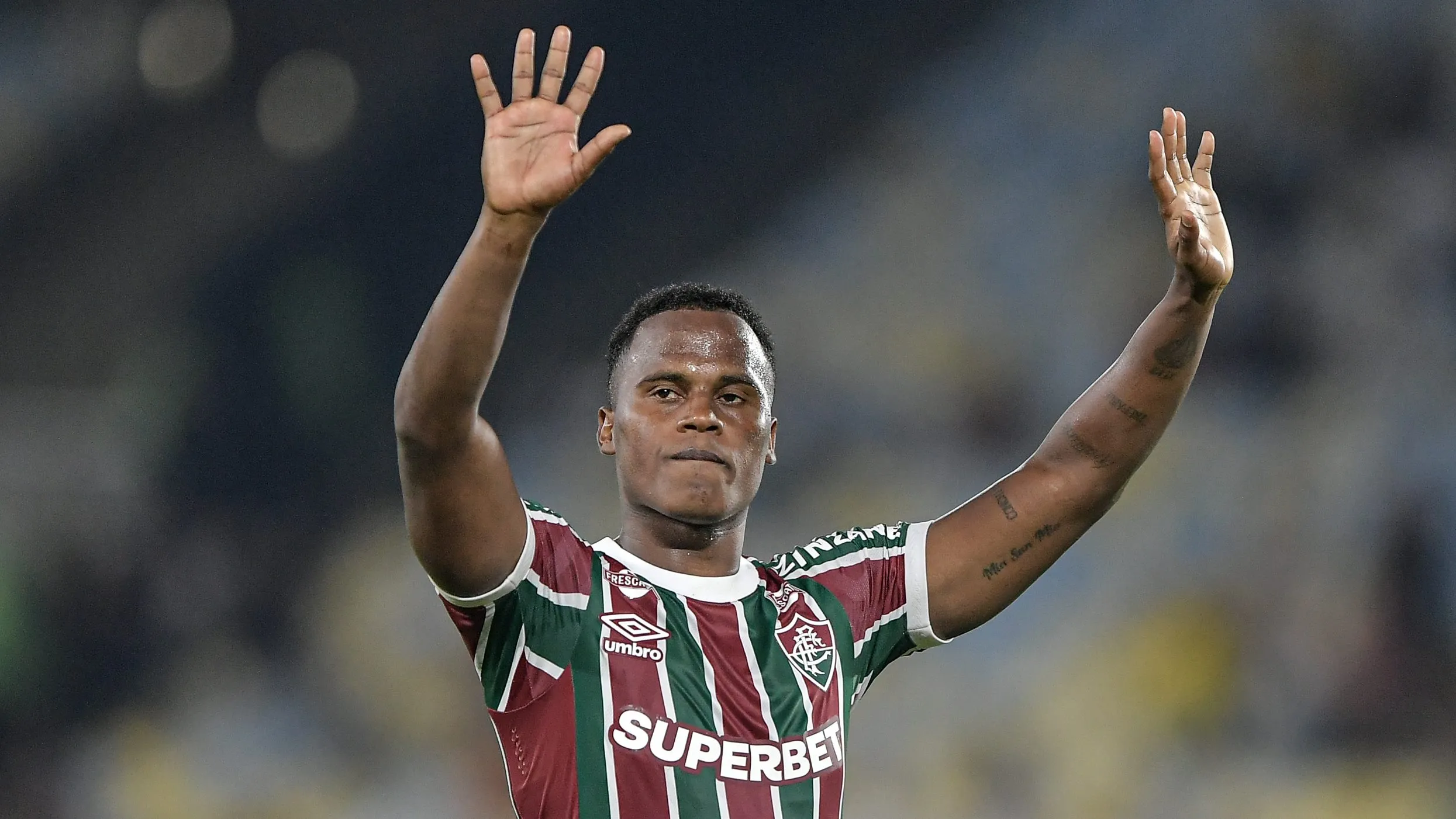 Jhon Arias foi bem demais pelo Fluminense - Foto: Thiago Ribeiro/AGIF.