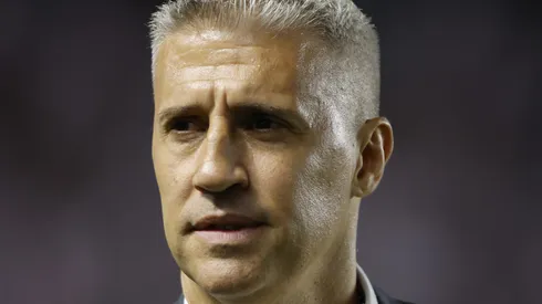 Crespo durante partida do SPFC contra o Flamengo