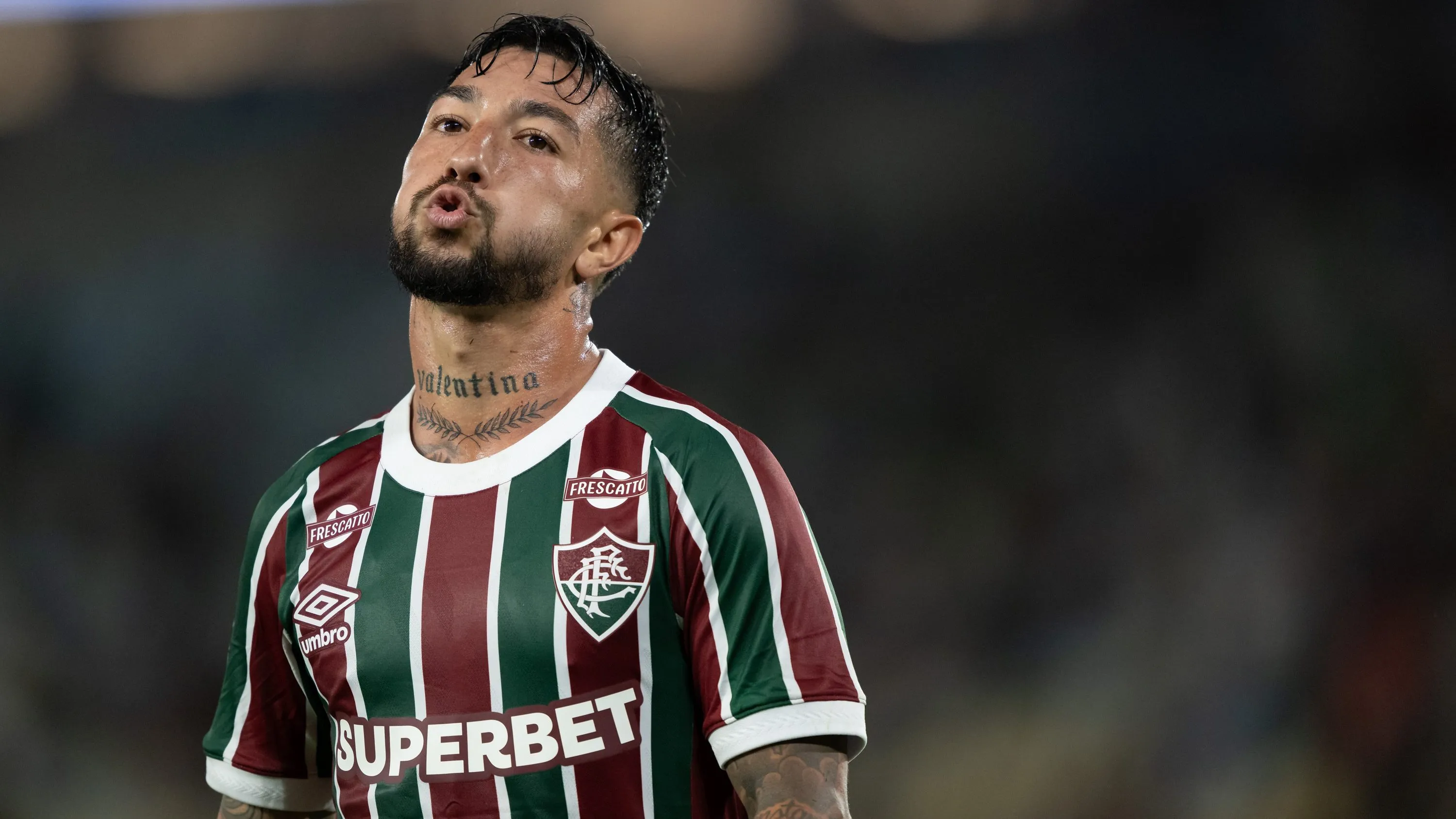 RJ – RIO DE JANEIRO – 06/11/2025 – BRASILEIRO A 2025, FLUMINENSE X MIRASSOL – Lucho Acosta jogador do Fluminense durante partida contra o Mirassol no estadio Maracana pelo campeonato Brasileiro A 2025. Foto: Jorge Rodrigues/AGIF