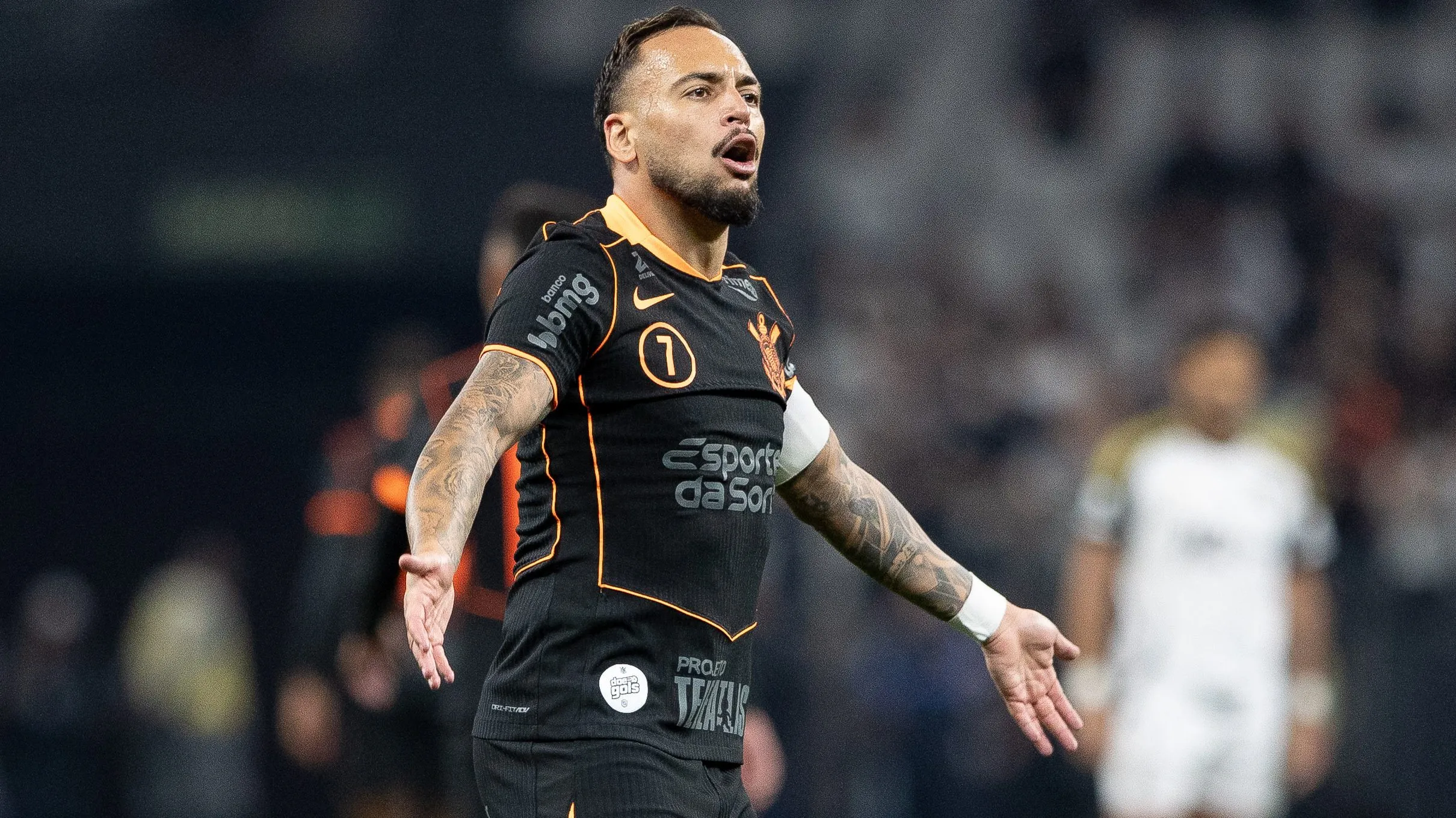 Maycon projeta classificação do Corinthians diante do Cruzeiro – Foto: Joisel Amaral/AGIF