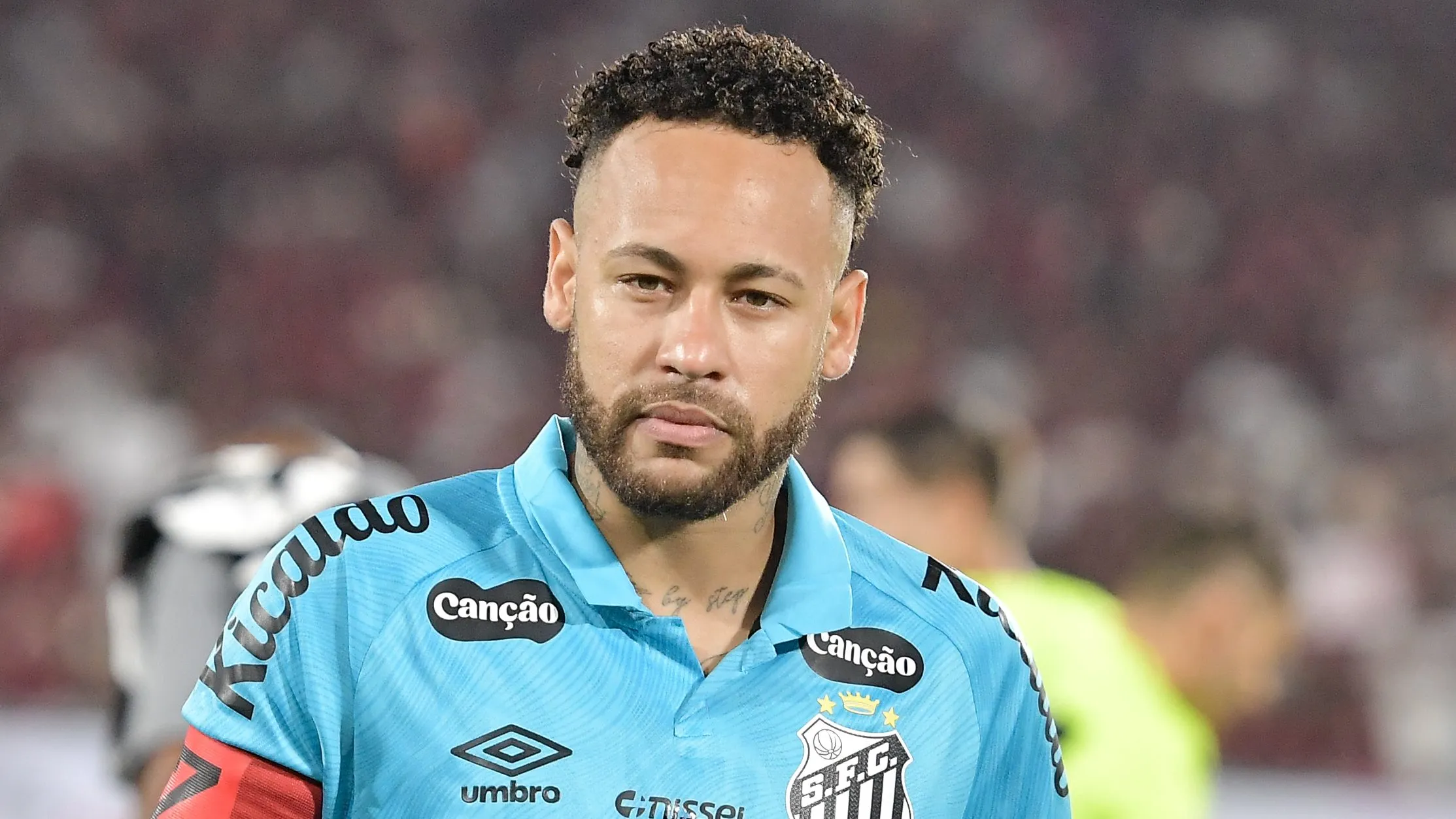 Neymar no Santos. Foto: Thiago Ribeiro/AGIF