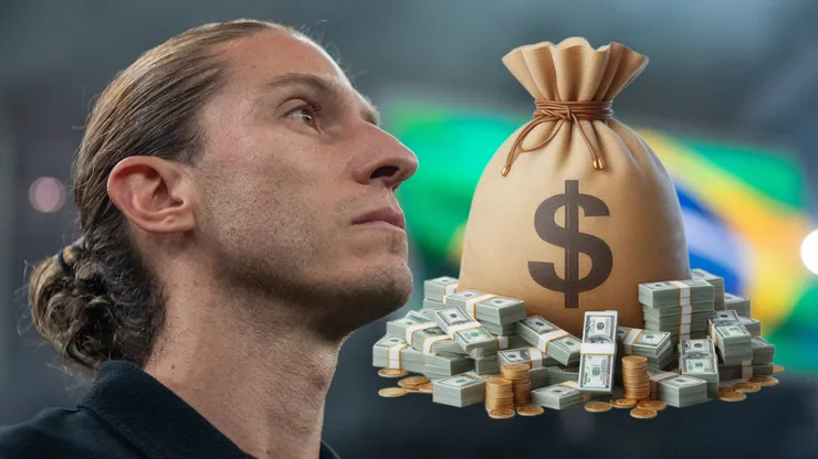 RJ - RIO DE JANEIRO - 19/04/2025 - BRASILEIRO A 2025, VASCO X FLAMENGO - Filipe Luis tecnico do Flamengo durante partida contra o Vasco no estadio Maracana pelo campeonato Brasileiro A 2025.