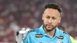 Neymar durante partida no Maracanã.