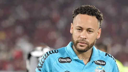 Neymar durante partida no Maracanã.